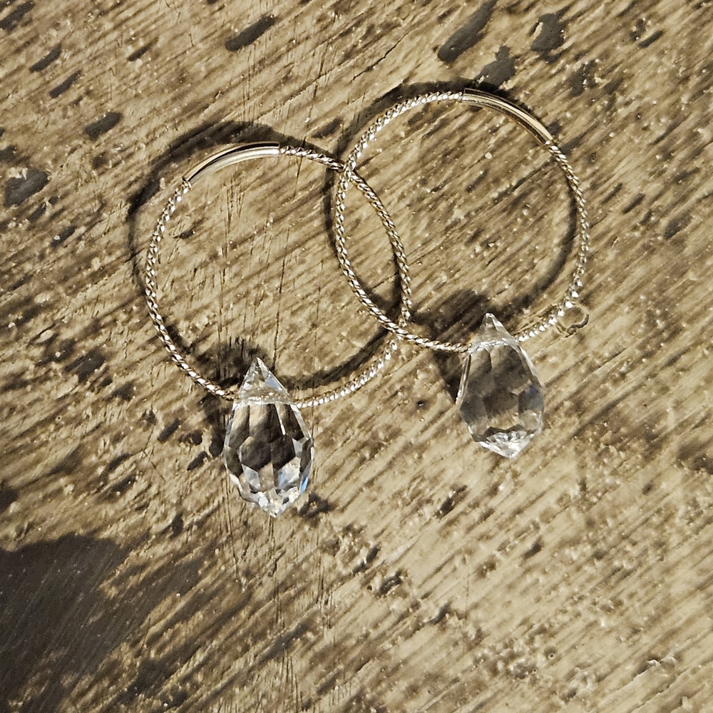 Elegant Crystal Drop Earrings